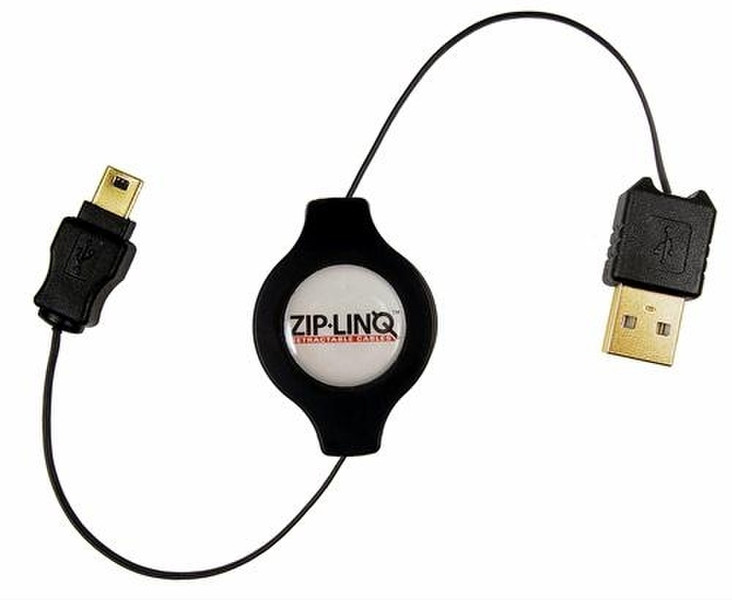 Cables Unlimited USB 2.0 - Mini5 Pin 1.2м Черный кабель USB