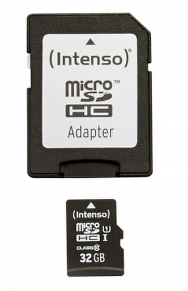 Intenso 32GB microSDHC 32GB MicroSDHC UHS Klasse 10 Speicherkarte