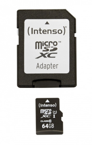 Intenso 64GB microSDXC 64GB MicroSDXC UHS Class 10 memory card