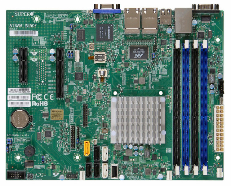 Supermicro A1SRM-2558F FBGA1283 Micro ATX Server-/Workstation-Motherboard