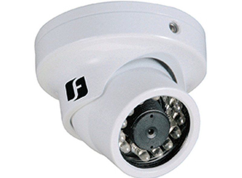 EverFocus EMD332 CCTV security camera Вне помещения Dome Белый камера видеонаблюдения