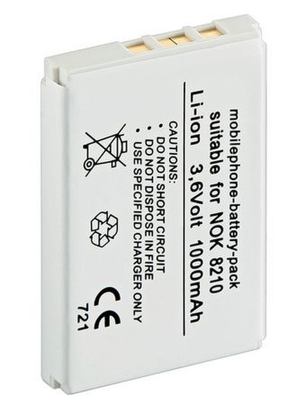 1aTTack 7651858 Lithium-Ion 1000mAh 3.6V rechargeable battery