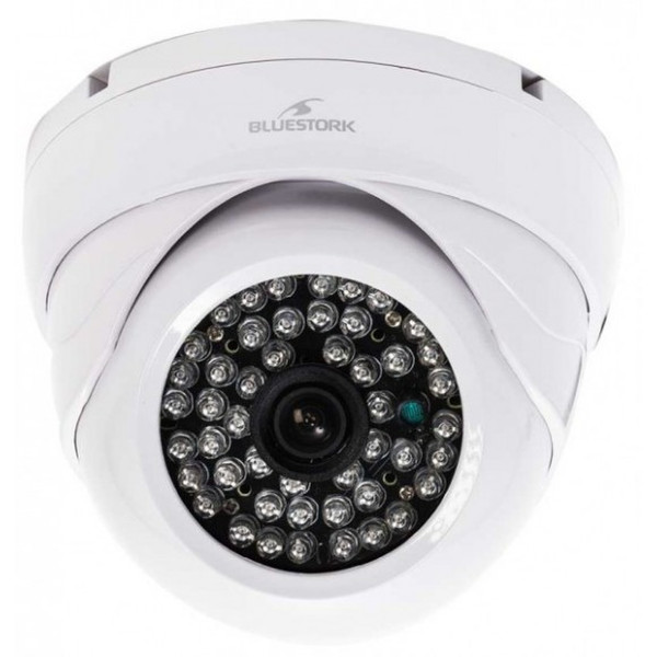 Bluestork BS-CAM/DOME IP security camera Для помещений Преступности и Gangster Белый камера видеонаблюдения