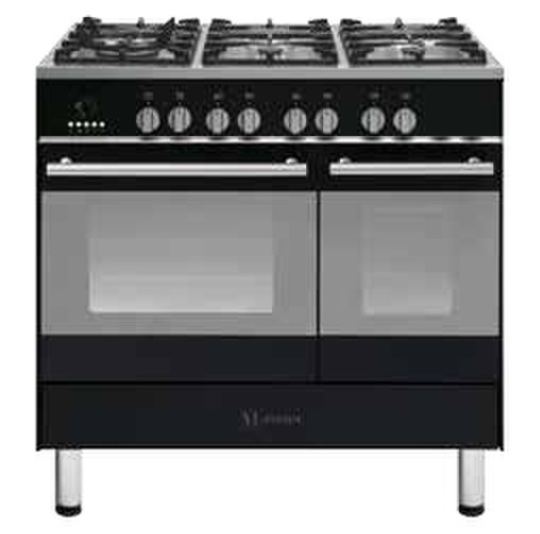 M-System MFTD-96 AN B Freestanding Gas hob Anthracite