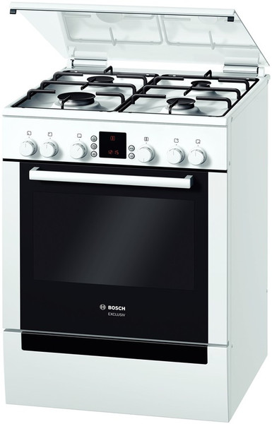 Bosch HGV745224N Freistehend Gas hob A-20% Weiß Küchenherd