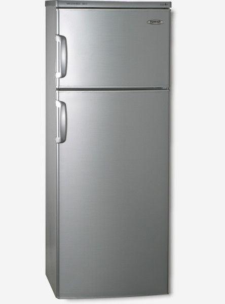 ROMMER MRF-251 Отдельностоящий 160л 45л A+ Нержавеющая сталь холодильник с морозильной камерой