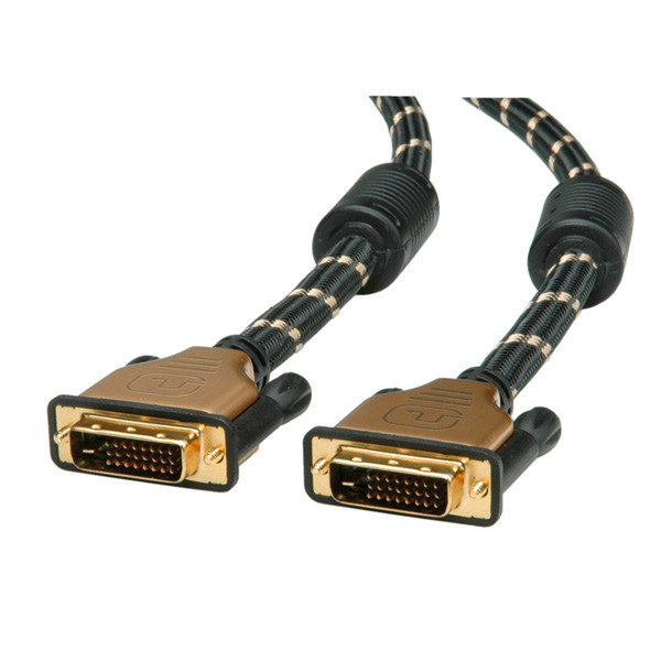 ROLINE GOLD Monitorkabel DVI, ST-ST, (24+1) dual link 1,0m