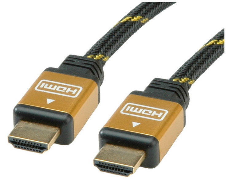 ROLINE GOLD HDMI High Speed Cable with Ethernet, HDMI M-M 10 m