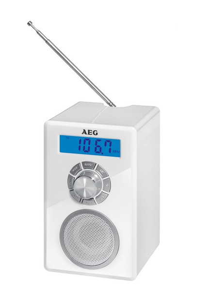 AEG MR 4139 BT Tragbar Digital Weiß Radio