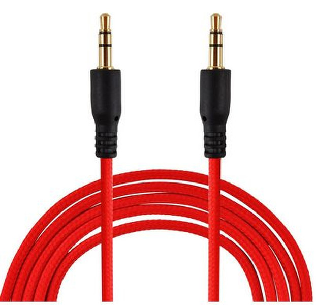 Veo VEO1.5MAUX-RE-FR 1.5m 3.5mm 3.5mm Rot Audio-Kabel