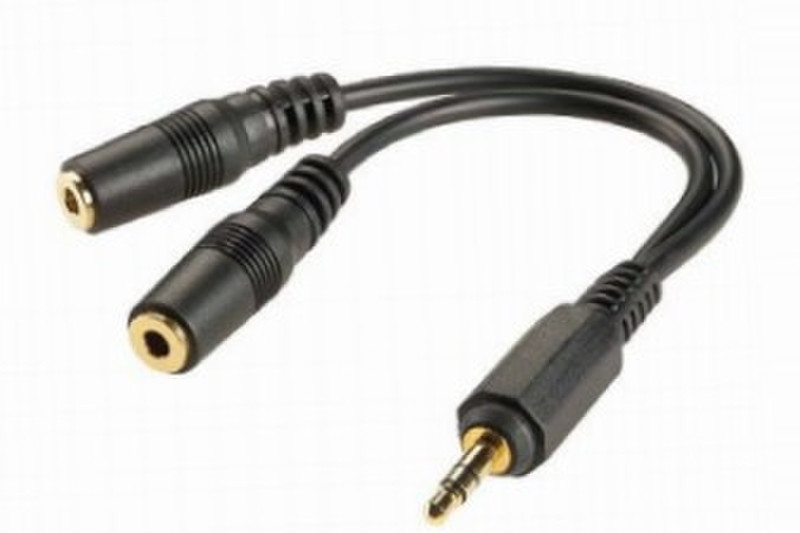 Kanex KAUXFFMC 0.11м 3,5 мм 2 x 3,5 мм Черный аудио кабель