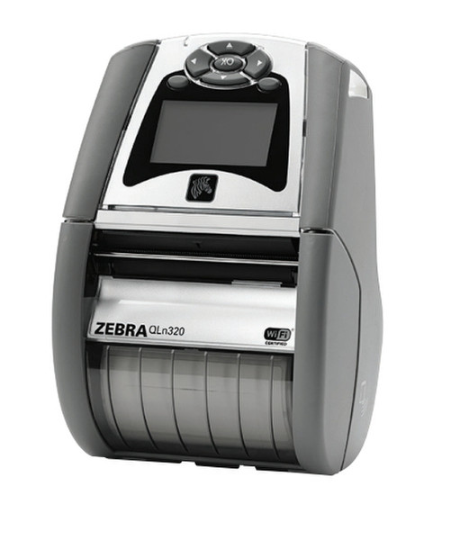Zebra QLn320 Прямая термопечать Mobile printer 203 x 203dpi Серый