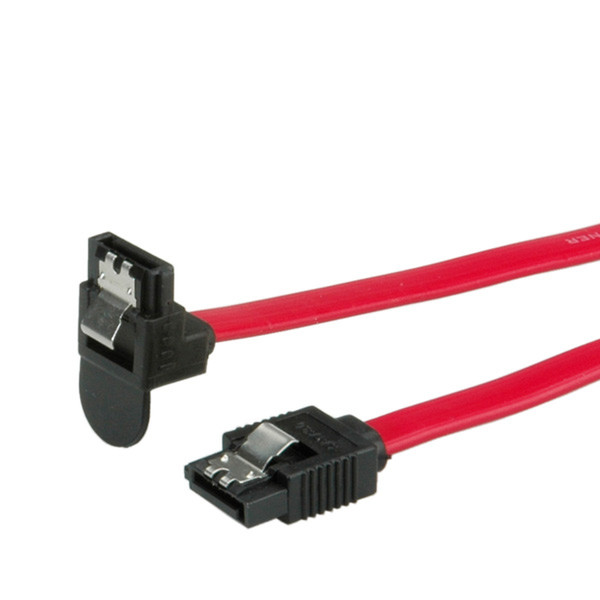 ROLINE 11.03.1564 0.5м SATA III 7-pin SATA III 7-pin Черный, Красный кабель SATA