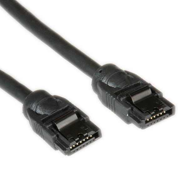 ROLINE Internes SATA 6.0 Gbit/s HDD-Kabel mit Schnappverschluss 0,5m