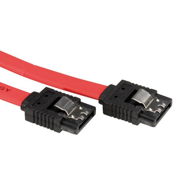 ROLINE 11.03.1554 0.5м SATA II 7-pin SATA II 7-pin Черный, Красный кабель SATA