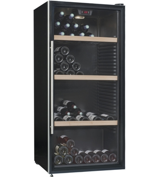 Climadiff CLPG137 Отдельностоящий Компрессорный винный шкаф Черный 137бутылка(и) C