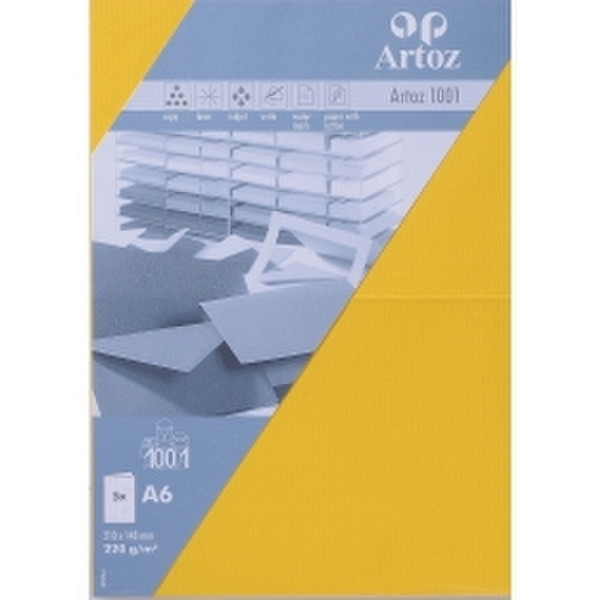 Artoz 10732226-247 A5 (148×210 mm) Желтый бумага для печати