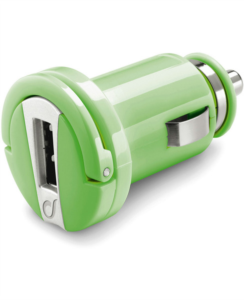 Cellularline MICROCBRUSBG Авто Зеленый зарядное для мобильных устройств
