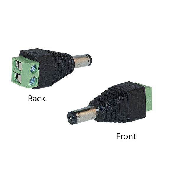 CableWholesale 30W1-00200 Gleichstrom 2 Pin Schwarz Kabelschnittstellen-/adapter