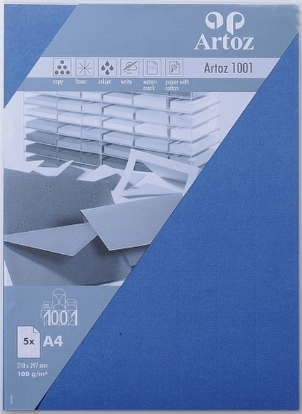 Artoz 10779614-427 A4 (210×297 mm) Синий бумага для печати