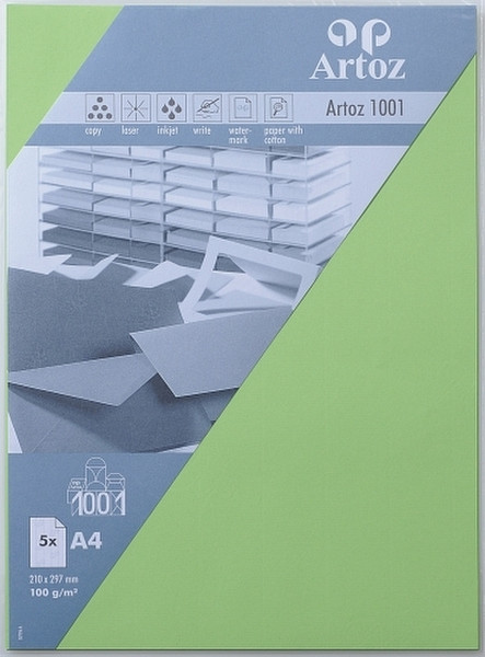 Artoz 10779614-305 A4 (210×297 mm) Зеленый бумага для печати