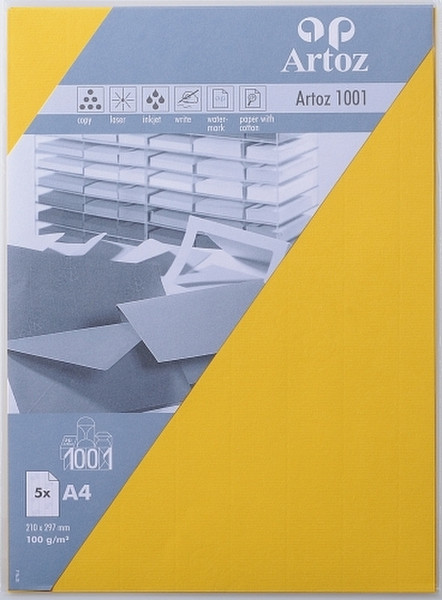 Artoz 10779614-247 A4 (210×297 mm) Yellow inkjet paper