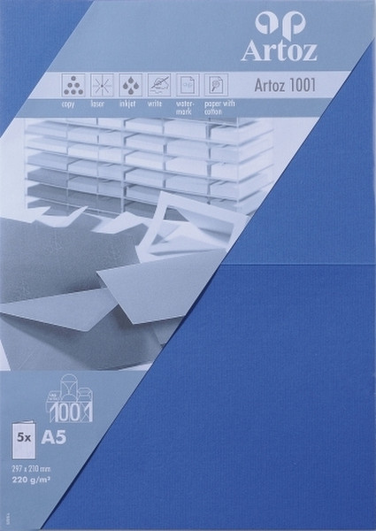 Artoz 10739226-427 A5 (148×210 mm) Синий бумага для печати