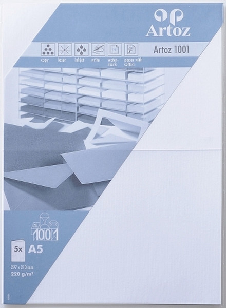 Artoz 10739226-210 A5 (148×210 mm) Weiß Druckerpapier