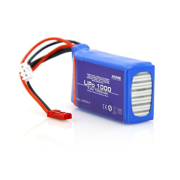 ACME AA0350-X Lithium Polymer 1000mAh 7.4V rechargeable battery