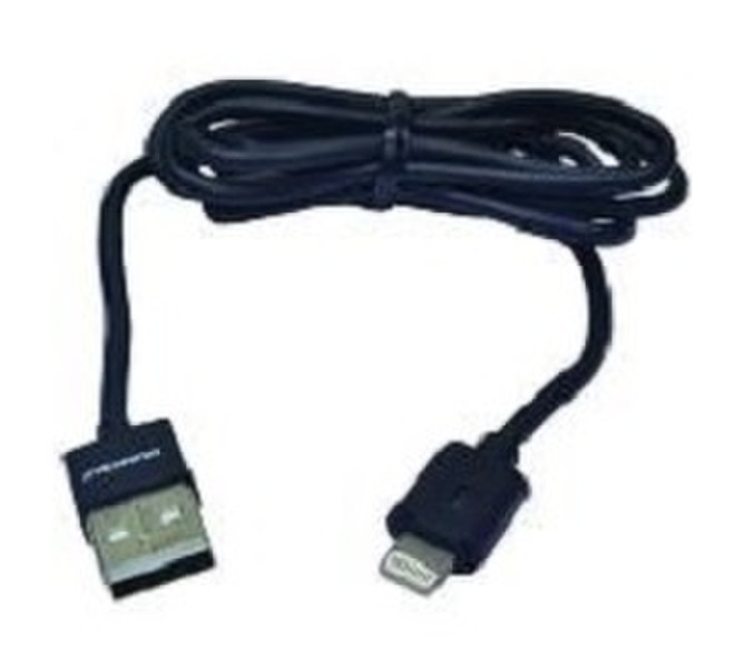2-Power USB5012A 1m USB A Lightning Schwarz USB Kabel