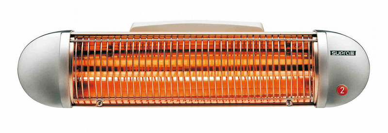 Supra RI 1202 Для помещений 1800Вт Cеребряный Infrared electric space heater