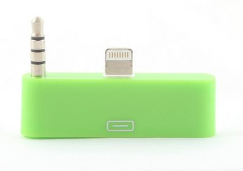 Veo VEOAUDIO-GR-FR Lightning 30-pin Apple Зеленый кабельный разъем/переходник