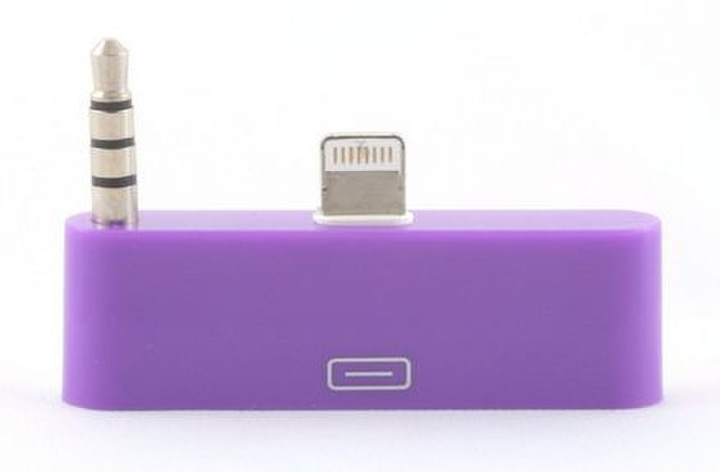 Veo VEOAUDIO-PU-FR Lightning 30-pin Apple Пурпурный кабельный разъем/переходник