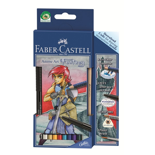 Faber-Castell Aquarelle Art Grip 11шт цветной карандаш