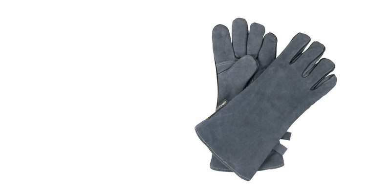 OUTDOORCHEF 14.491.25 Leather,Nubuck Grey 2pc(s) protective glove