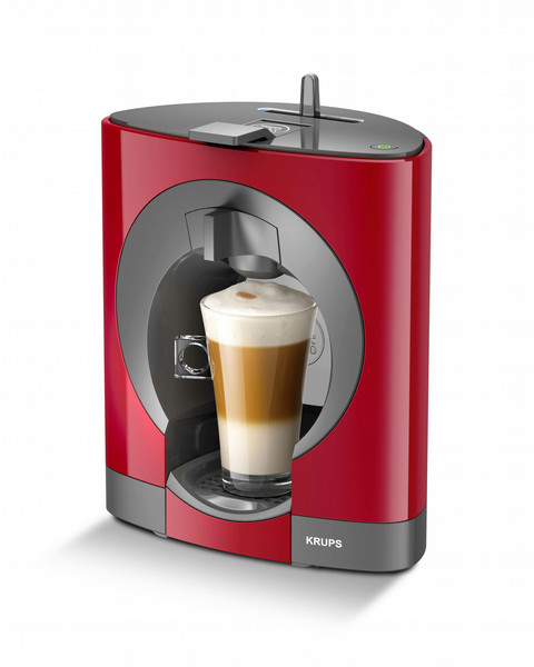 Krups Dolce Gusto OBLO freestanding Pod coffee machine 0.8L Red
