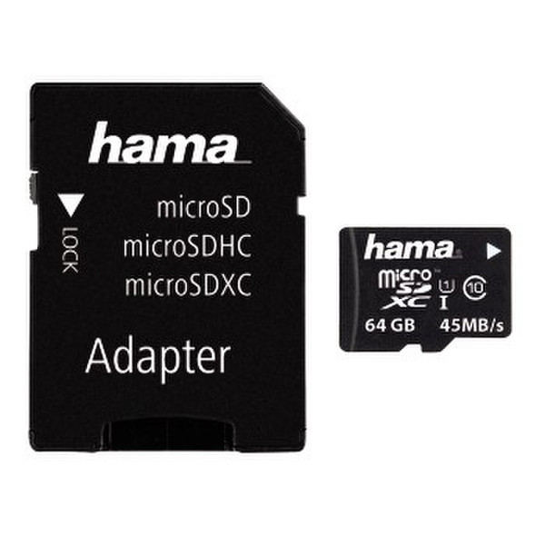 Hama microSDXC 64GB 64GB MicroSDXC UHS Class 10 memory card