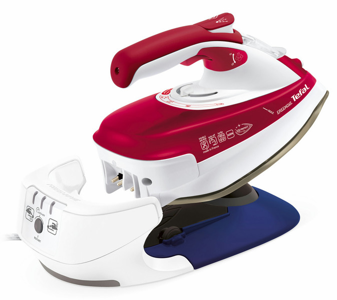 Tefal Freemove FV9970 Dampfbügeleisen 2600W Rot, Weiß