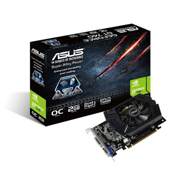 ASUS GT740-OC-2GD5 GeForce GT 740 2GB GDDR5