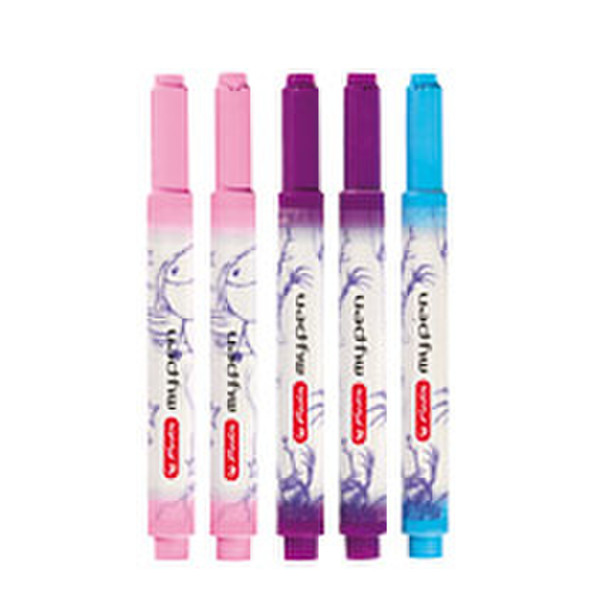 Herlitz 11168333 Pink,Purple,Turquoise 5pc(s) pen refill
