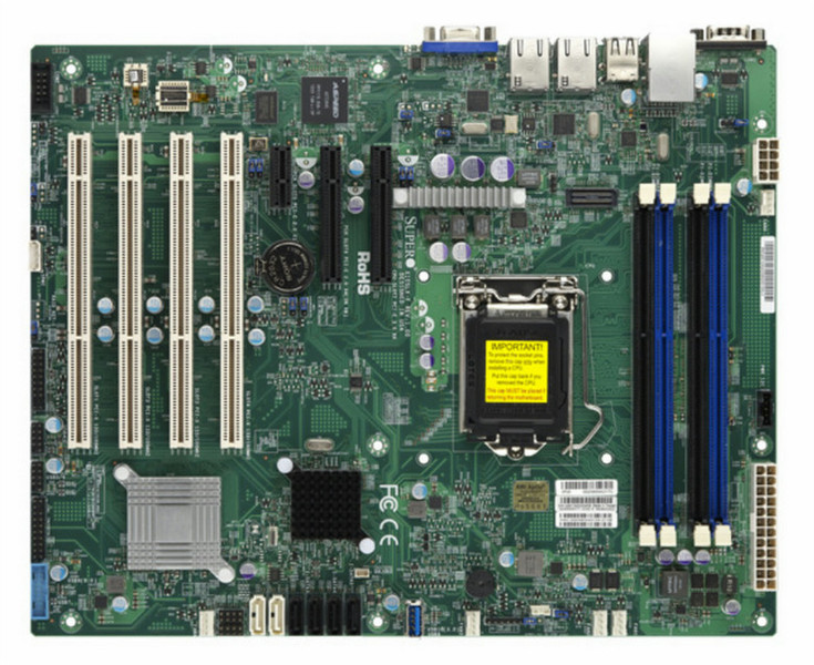 Supermicro X10SLX-F Intel C222 Socket H3 (LGA 1150) ATX материнская плата для сервера/рабочей станции