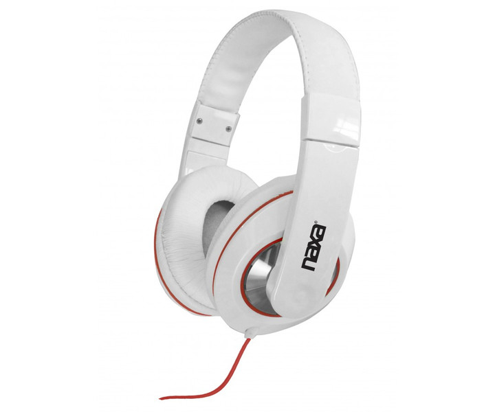 Naxa NE-929WH Supraaural Head-band Red,White headphone