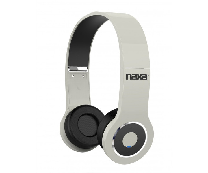 Naxa NE-932WH Head-band Binaural Black,White mobile headset