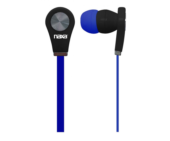 Naxa NE-933BL Intraaural In-ear Black,Blue headphone