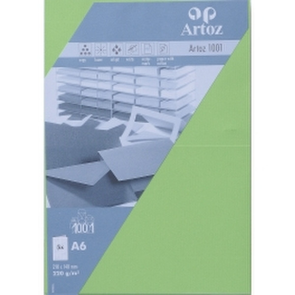 Artoz 10732226-305 A5 (148×210 mm) Зеленый бумага для печати