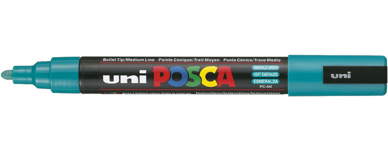 Uni-Ball Posca PC-5M Bullet tip Green marker