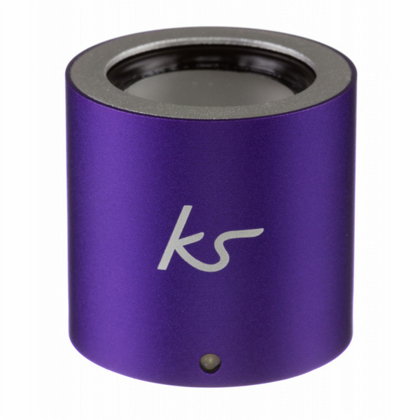 KitSound Button 3W Röhre Violett
