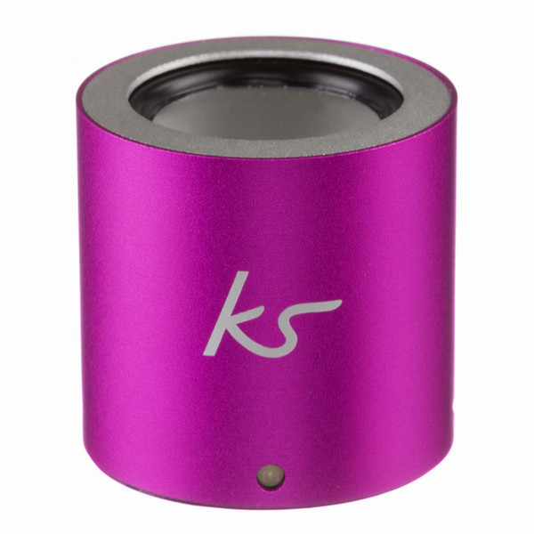 KitSound Button Mono 3W Röhre Pink