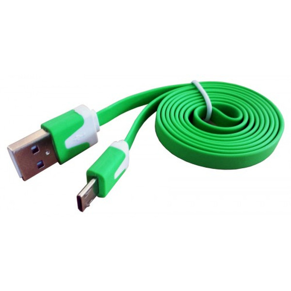 MK Floria MKF-1021 GW 1m USB A Micro-USB A Green USB cable