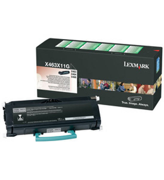 Lexmark X463X11G Картридж 15000страниц Черный тонер и картридж для лазерного принтера